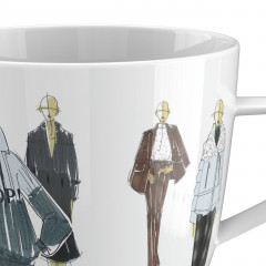 JOOP! JOOP! Tasse DINING GLAMOUR FASHION EDITION Weiss ЙУУП! Чашка DINING GLAMOUR FASHION EDITION