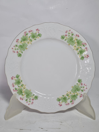 Чайное трио винтажное Bernadotte Czech "Вьюнки", фарфор, Чехословакия, 1970-80гг.