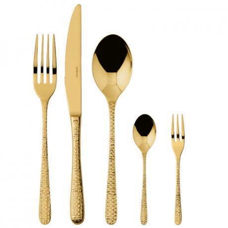 Sambonet Sambonet Venezia - Edelstahl / PVD Gold Besteckset Sambonet Venezia - Набор столовых приборов из нержавеющей стали / золота с PVD-покрытием