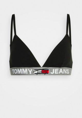 Tommy Hilfiger BRALETTE UNLINED Triangle bra black БЮСТГАЛЬТЕР БЕЗ ПОДКЛАДКИ Бюстгальтер с треугольными чашечками черный