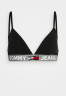 Tommy Hilfiger BRALETTE UNLINED Triangle bra black БЮСТГАЛЬТЕР БЕЗ ПОДКЛАДКИ Бюстгальтер с треугольными чашечками черный