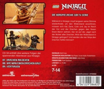 LEGO CD LEGO Ninjago - Masters of Spinjitzu 34 CD LEGO Ninjago - Мастера Кружитцу 34
