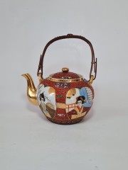 Японский фарфоровый сервиз для чайной церемонии,обильная позолота и  Япония, 1960гг.