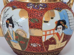 Японский фарфоровый сервиз для чайной церемонии,обильная позолота и  Япония, 1960гг.