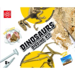 Edu-Toys Grosses 2in1 Dinosaurier Ausgrabungsset mit Werkzeug Velociraptor und Prerodactylus in schwerem Sandblock Большой набор для раскопок динозавров 2 в 1 с инструментами Velociraptor и Prerodactylus в тяжелом песчаном блоке