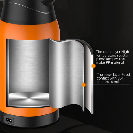 Rutaqian Rutaqian Wasserkocher Auto Elektrischer Wasserkocher fur Wasser Kaffee Getranke Heizung, Edelstahl  Автомобильный электрический чайник Rutaqian для подогрева воды, кофе, напитков, нержавеющая сталь