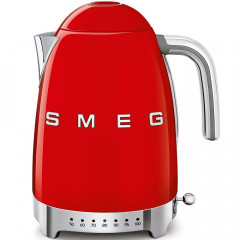 SMEG SMEG Wasserkocher SMEG Wasserkocher mit Temperatureinstellung 50-100°C Edelstahl Kocher, 2400,00 W, 360°Basis elektrischer Wasser Kocher mit Temperatureinstellung Metall  Чайник SMEG Чайник SMEG с регулировкой температуры 50-100°C Плита из нержавеюще