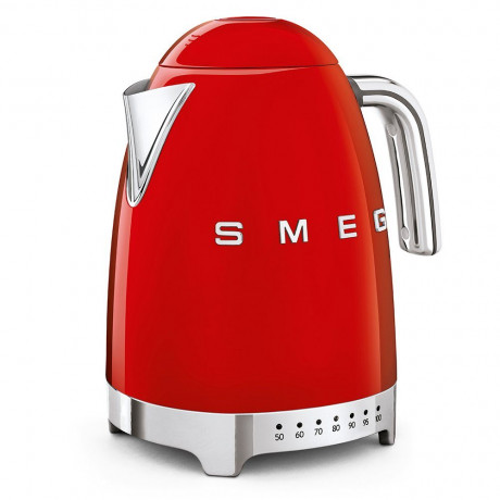SMEG SMEG Wasserkocher SMEG Wasserkocher mit Temperatureinstellung 50-100°C Edelstahl Kocher, 2400,00 W, 360°Basis elektrischer Wasser Kocher mit Temperatureinstellung Metall  Чайник SMEG Чайник SMEG с регулировкой температуры 50-100°C Плита из нержавеюще