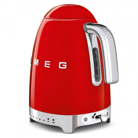 SMEG SMEG Wasserkocher SMEG Wasserkocher mit Temperatureinstellung 50-100°C Edelstahl Kocher, 2400,00 W, 360°Basis elektrischer Wasser Kocher mit Temperatureinstellung Metall  Чайник SMEG Чайник SMEG с регулировкой температуры 50-100°C Плита из нержавеюще