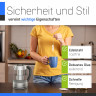 ZMC ZMC Wasserkocher Wasserkocher Glas mit Temperaturwahl 1,8 Liter Warmhaltefunktion, LED Beleuchtung / mit Einstellbare Temperatur Temperatureinstellung  Чайник ZMC стеклянный чайник с выбором температуры, функция подогрева 1,8 л, светодиодное освещение