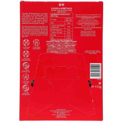 Lindt Frohes Fest Mini Tisch 115g х 5STK, Адвент календарь 2025, 24 сладких сюрприза, 115 грамм x 5 штук