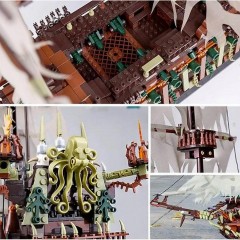 MOULD KING Klemmbausteineset Fliegender Hollander Комплект клеммных колодок Flying Dutchman