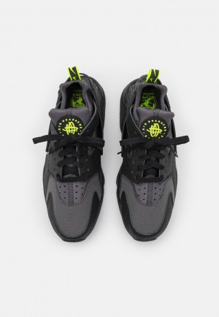 Nike Sportswear AIR HUARACHE WT UNISEX Sneaker low iron grey/black/volt AIR HUARACHE WT UNISEX Низкие кроссовки женские утюг серый/черный/вольт