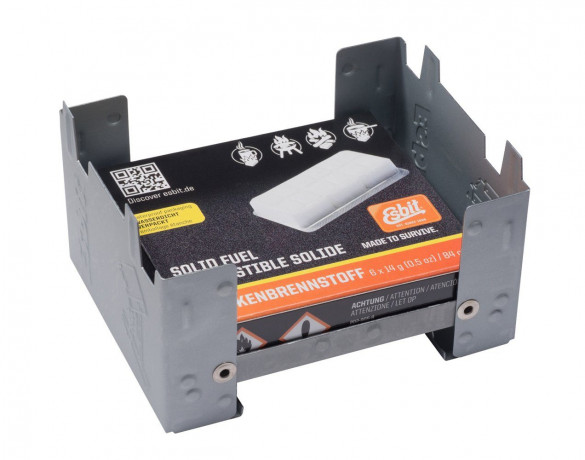 Esbit Esbit Gaskocher, Taschenkocher klein inkl. 20x4g Trockenbrennstoff-Tabletten  Газовая плита Esbit, маленькая карманная плита, включая 20 таблеток сухого топлива по 4 г.