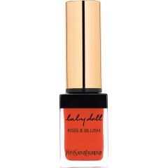 Блеск для губ и румяна Yves Saint Laurent Babydoll Kiss &amp; Blush Summer 2017, оттенок 24 Orange Intrepide