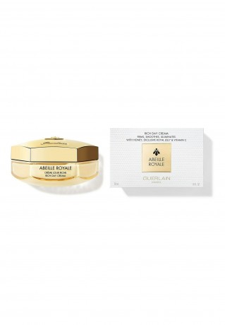 GUERLAIN GUERLAIN ABEILLE ROYALE RICH DAY CREAM Gesichtscreme transparent GUERLAIN ABEILLE ROYALE RICH DAY CREAM крем для лица