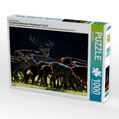 CALVENDO Puzzle CALVENDO Puzzle Emotionale Momente: Hirschbrunft. Part III. Пазл CALVENDO Пазл Эмоциональные моменты: Оленья гонка. Часть 3