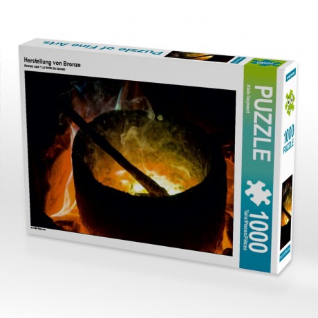 CALVENDO Puzzle CALVENDO Puzzle Herstellung von Bronze Пазл CALVENDO Puzzle изготовление из бронзы