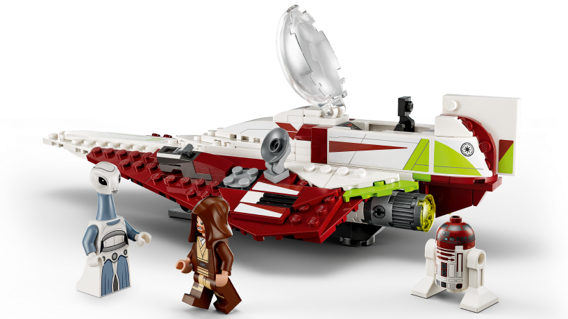 Lego Obi-Wan Kenobis Jedi Starfighter Звездный истребитель джедаев Оби-Вана Кеноби