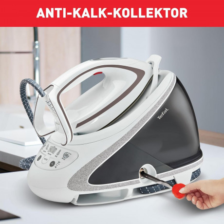 Tefal Tefal Dampfbugelstation Pro Express Ultimate Dampfbugelstation Bugelstation Dampfbugeleisen, 1,90 ml Wassertank, 1,9L Tank abnehmbar,Bugeleisen Dampf,Bugelstationen mit Dampfstation Паровая гладильная станция Tefal Pro Express Ultimate Паровая глад