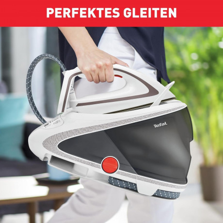 Tefal Tefal Dampfbugelstation Pro Express Ultimate Dampfbugelstation Bugelstation Dampfbugeleisen, 1,90 ml Wassertank, 1,9L Tank abnehmbar,Bugeleisen Dampf,Bugelstationen mit Dampfstation Паровая гладильная станция Tefal Pro Express Ultimate Паровая глад