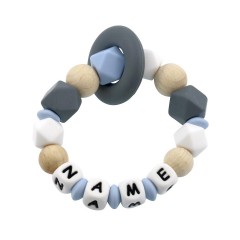 elefantasie Greifling Hexagon personalisiert mit Namen Игрушка-клатч шестигранник персонализированный с именем