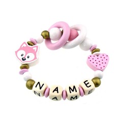 elefantasie Greifling Fuchs personalisiert mit Namen Игрушка-схватка лиса персонализирована с именем