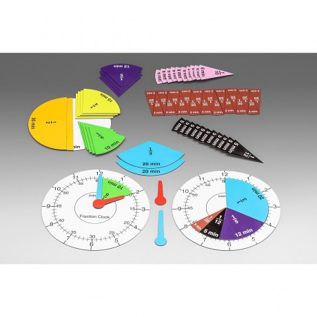 Wissner aktiv lernen Bruchrechenuhr magnetisch (Fraction Clock) Часы дроби магнитные (Часы дроби)