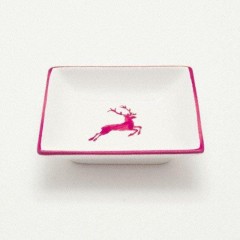 Gmundner Keramik Gmundner Keramik Bordeauxroter Hirsch Snackschale 11x11x2,8 cm Миска Gmundner керамическая бордо из красного оленя 11x11x2,8 см