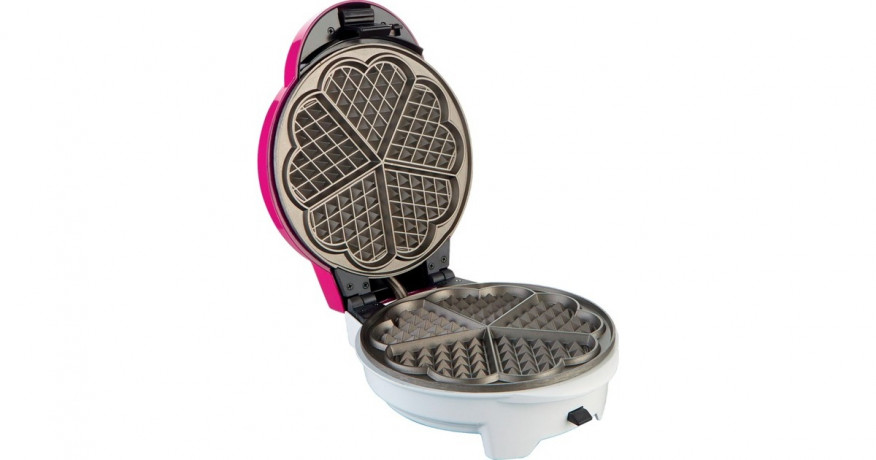 gorenje gorenje Waffeleisen WCM702 PW pink/weiss, 700 Watt  pink/weiss Вафельница Gorenje WCM702 PW розовая/белая, 700 Вт