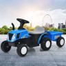 COSTWAY 6V Traktor New Holland 106cm mit Anhanger 6V трактор New Holland 106см с прицепом