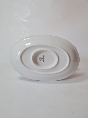 Schirnding Фарфоровый соусник с позолоченным краем, Германия, 1960-70гг.