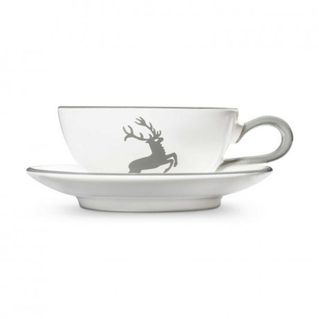 Gmundner Keramik Gmundner Keramik Grauer Hirsch Tee-Obertasse glatt 0,17 L Чашка для чая Gmundner Ceramics Grey Deer гладкая 0,17 л