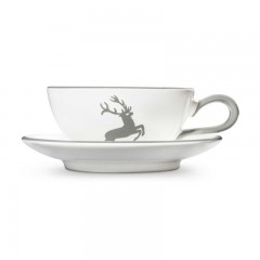 Gmundner Keramik Gmundner Keramik Grauer Hirsch Tee-Obertasse glatt 0,17 L Чашка для чая Gmundner Ceramics Grey Deer гладкая 0,17 л