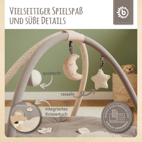 bieco Krabbeldecke mit Spielbogen Baby ? 90 cm Baby Spieldecke Rund Baby Krabbeldecke Spielbogen Детский игровой коврик с игровой аркой? Детский игровой коврик 90 см