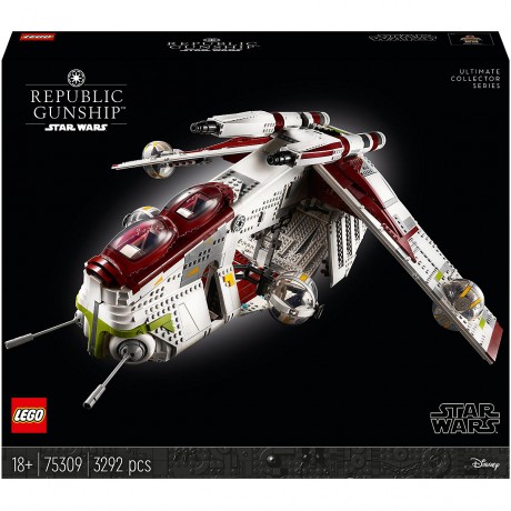 LEGO Star Wars 75309 Republic Gunship, Лего 75309 Звездные войны Боевой корабль Республики