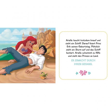 Nelson Verlag Disney Pappenbuch: Arielle die Meerjungfrau Картонная книга Диснея: Русалочка