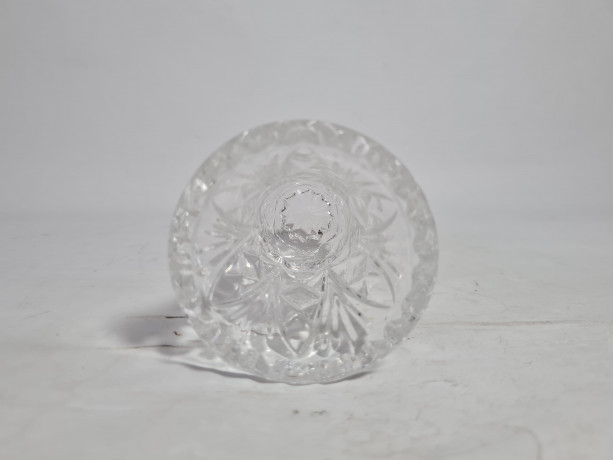 Ваза винтажная Zajeicar малая, хрусталь, 8 см, Германия, 1970-80гг.