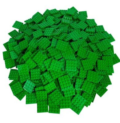 LEGO LEGO grune 4X4 Platten - Classic, Basic, City, Mine Craft - green - 3031 Stuckzahl 500x LEGO зеленые тарелки 4X4 - Classic, Basic, City, Mine Craft - зеленые - 3031 штук 500x