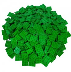 LEGO LEGO grune 4X4 Platten - Classic, Basic, City, Mine Craft - green - 3031 Stuckzahl 500x LEGO зеленые тарелки 4X4 - Classic, Basic, City, Mine Craft - зеленые - 3031 штук 500x