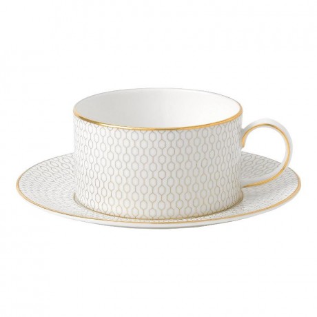 Wedgwood Wedgwood Arris Kaffeetasse / Teetasse 0,18 L mit Untertasse 2-tlg. Wedgwood Arris кофейная/чайная чашка 0,18 л с блюдцем 2 шт.