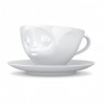 Fiftyeight Products TV Tassen Kaffeetasse weiss kussend 0,20 L Чашки TV кофейная чашка белая целующаяся 0,20 л