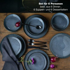 Moritz &amp; Moritz Moritz &amp; Moritz Tafelservice 18-tlg Blau blau Сервиз Moritz &amp;amp; Moritz обеденный, 18 предм., синий