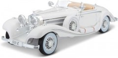 Maisto Modellauto Mercedes 500K Typ Specialroadster 1936 (weiss Модель автомобиля Mercedes 500K тип Specialroadster 1936 г. (белый