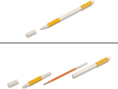 LEGO Notizheft LEGO, verschliessbar, inkl. Gelstift, gelb Блокнот LEGO, с замком, с гелевой ручкой, желтый