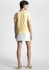 Tommy Hilfiger STRIPE Print T-shirt vivid yellow  ecru breton stp ПОЛОСКА Футболка с принтом ярко-желтый экрю бретон stp