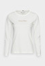 Tommy Hilfiger SLIM Long sleeved top ecru SLIM Топ с длинными рукавами экрю