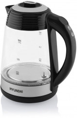 Hyundai Hyundai Wasserkocher VK780, 1,7 l, 2200 W, Temperaturregelung von 40 bis 100 °C, KEEP WARM-Funktion bis 120 Min  Чайник Hyundai VK780, 1,7 л, 2200 Вт, регулировка температуры от 40 до 100 °С, функция KEEP WARM до 120 минут.