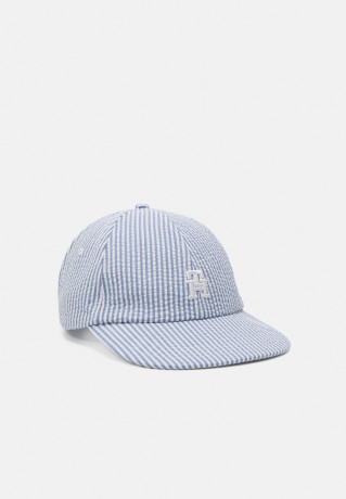 Tommy Hilfiger SUMMER SEERSUCKER Cap blue coast  SUMMER SEERSUCKER Кепка голубое побережье