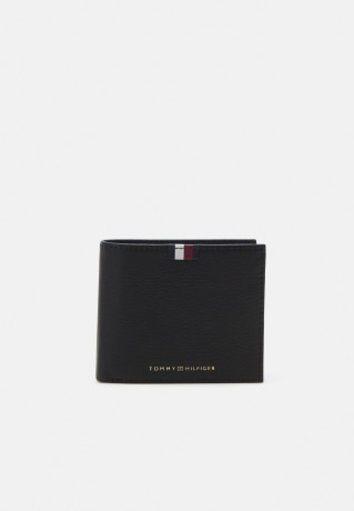 Tommy Hilfiger TH PREM LEA CC FLAP AND COIN Wallet black TH PREM LEA CC FLAP AND COIN Бумажник черный